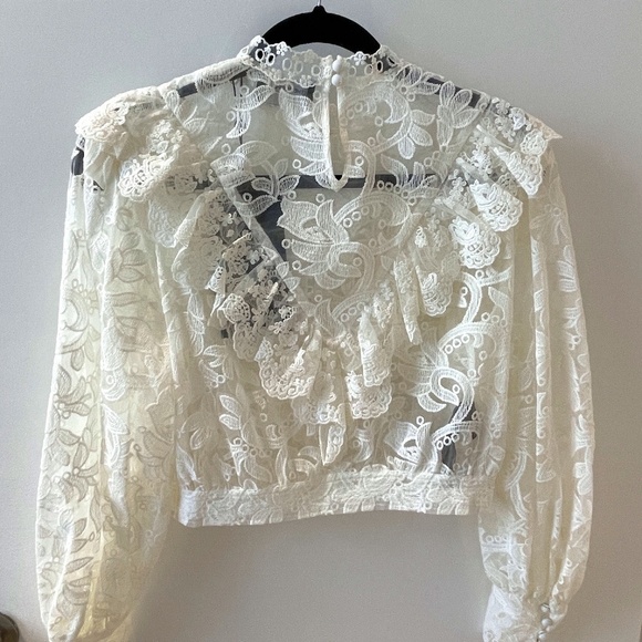 THE KOOPLES LACE TOP NEW WITH TAGS SIZE 3 - Picture 2 of 9